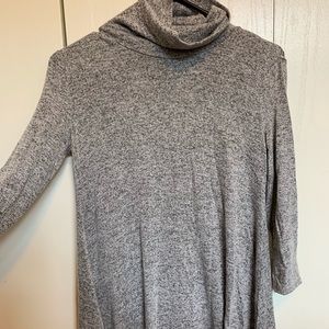 Slouchy turtleneck sweater